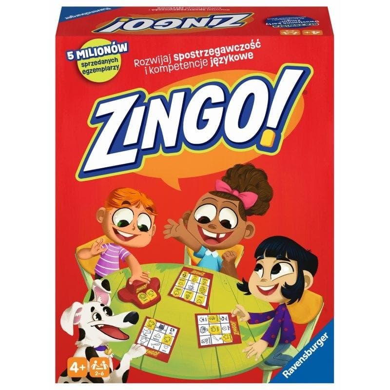 Zingo Gra Edukacyjna - dla dzieci od 4 lat