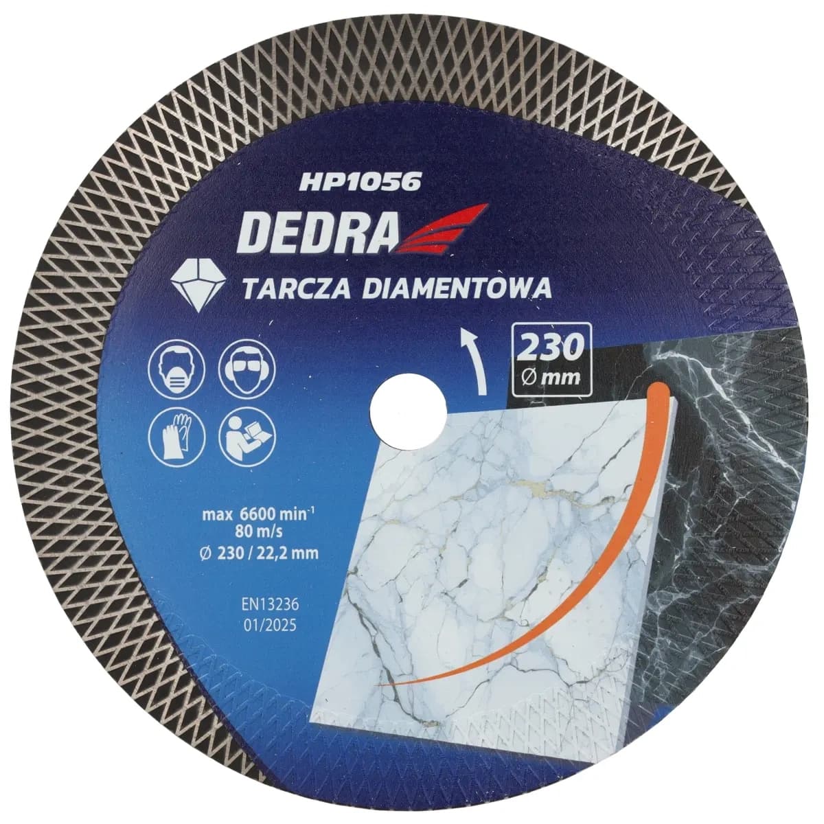 Tarcza diamentowa do cięcia 230 mm romby
