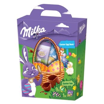 Milka 162g EGG HUNT BASKET 12CA