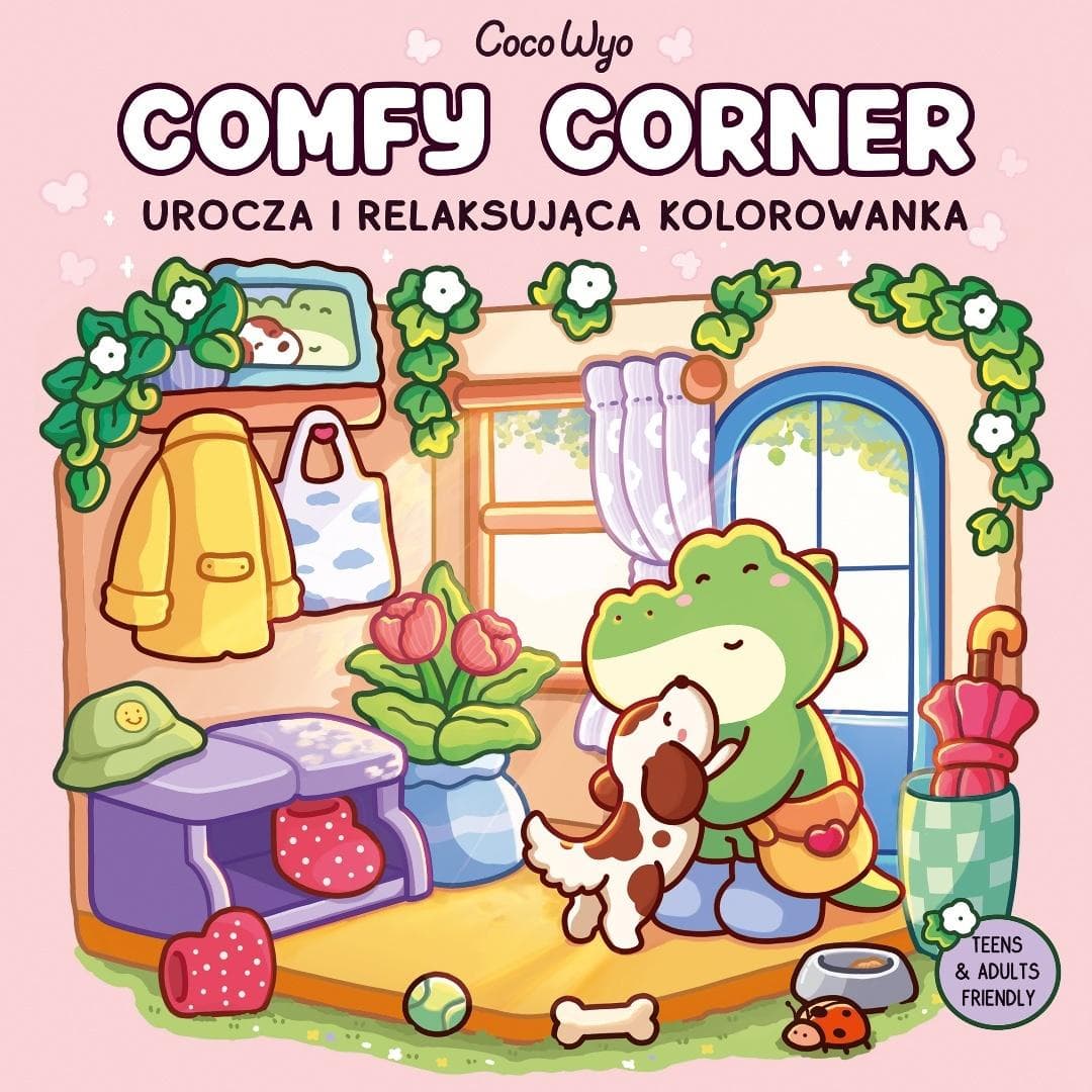 Comfy Corner. Urocza i relaksująca kolorowanka Coco Wyo