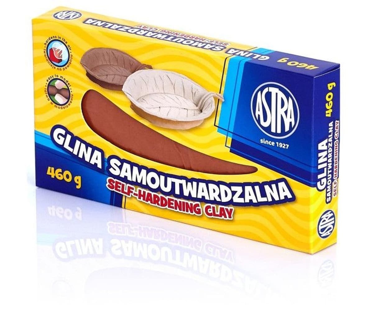 Glina samoutwardzalna Astra terakota 460g do modelowania