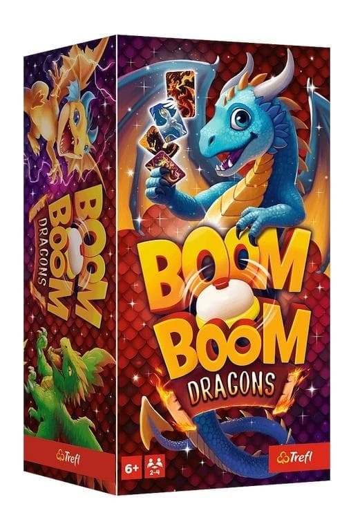 Gra zręcznościowa Boom Boom Smoki dla dzieci od 6 lat