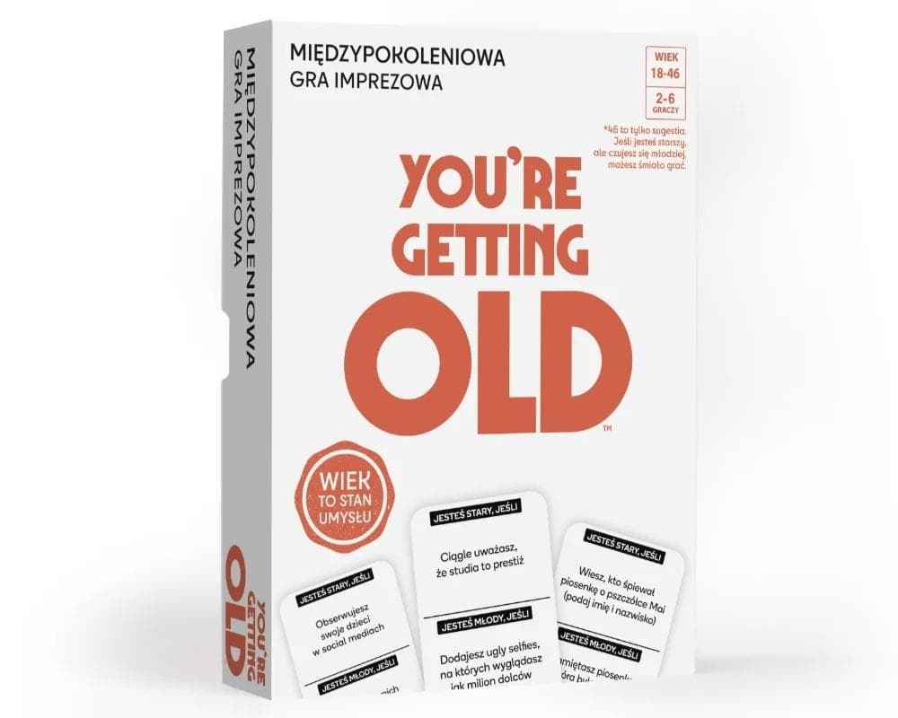 Gra karciana imprezowa You're Getting Old dla dorosłych