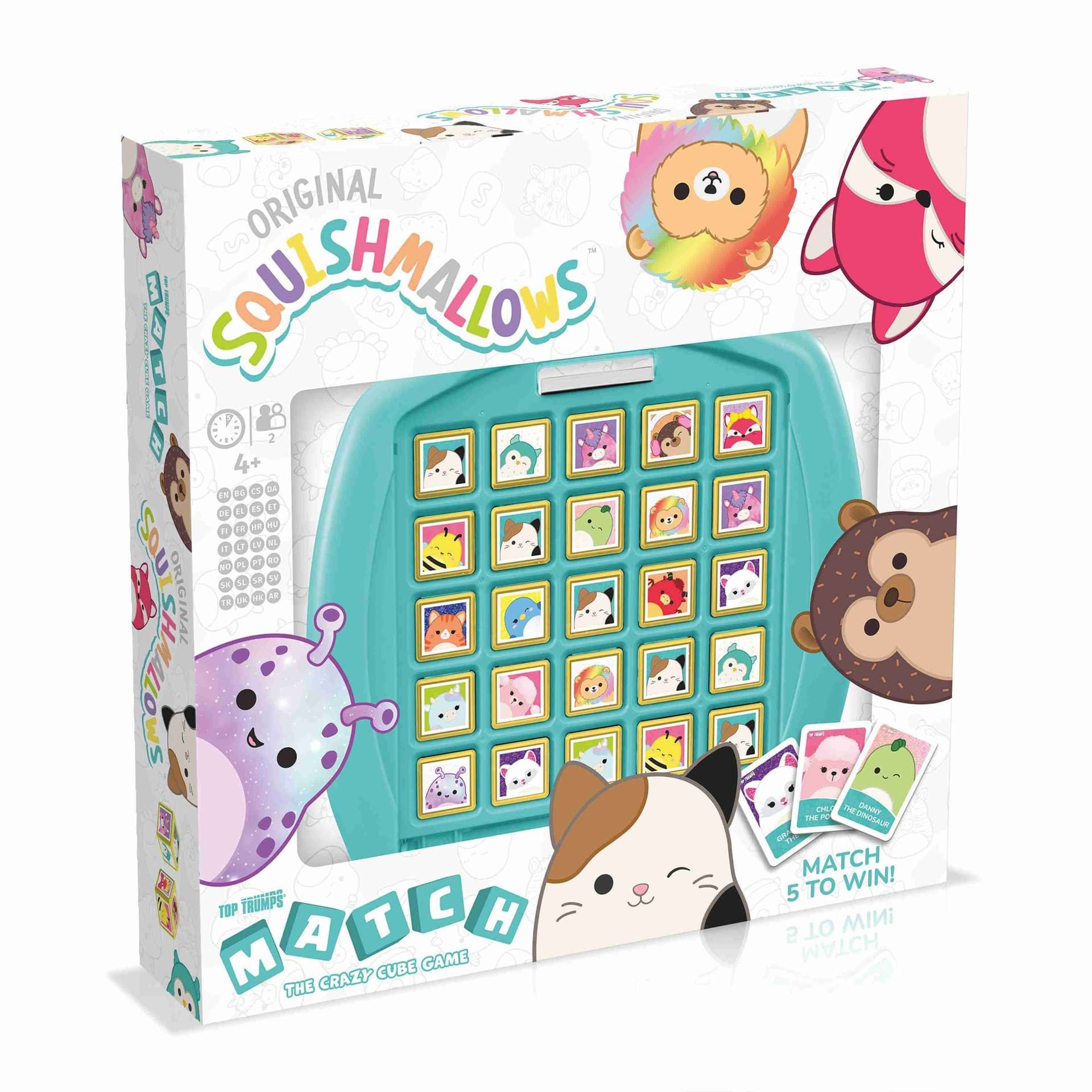 Gra logiczna Top Trumps Match Squishmallows dla 2 graczy