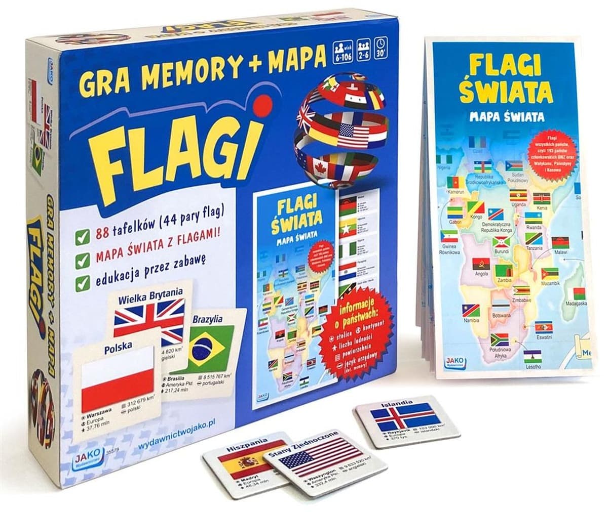 Gra Memory Flagi