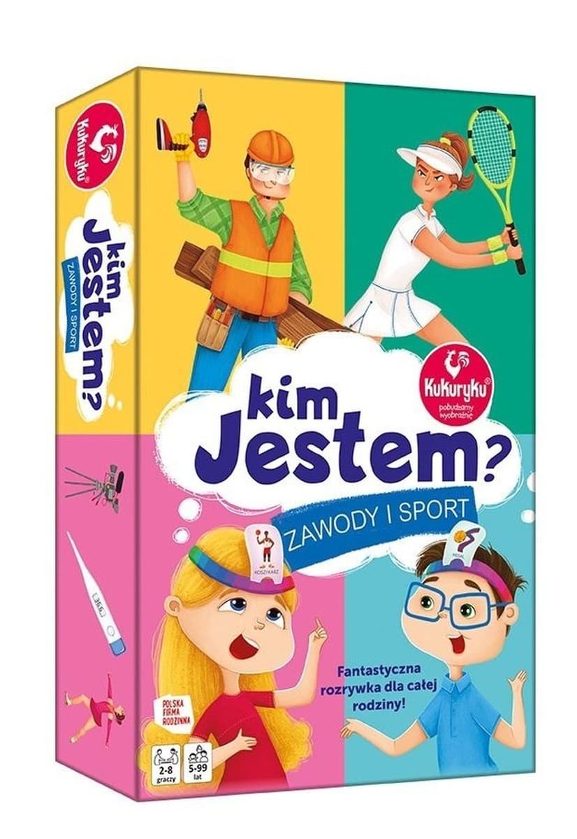 Gra towarzyska Kim jestem? Zawody i sport