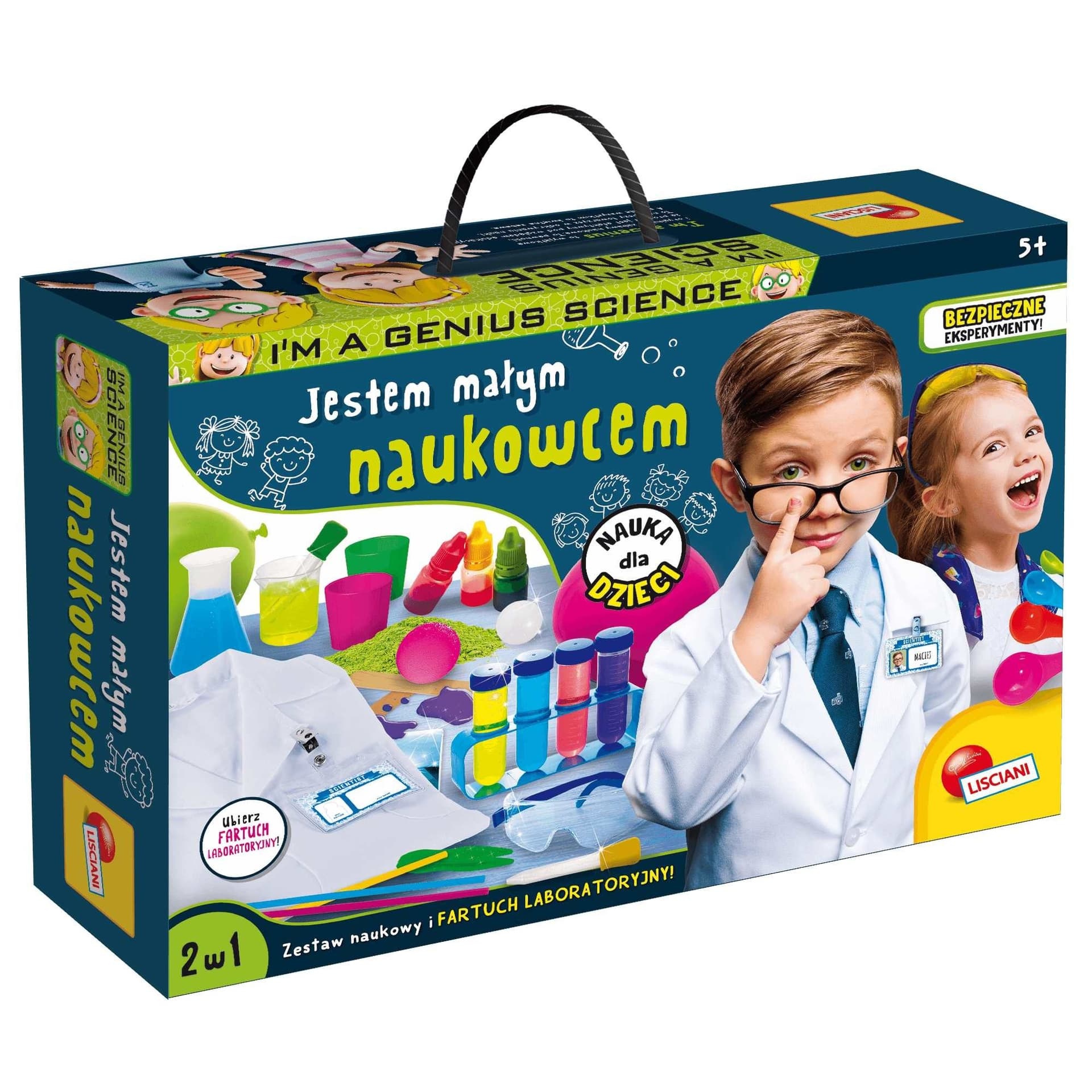I'm a Genius Jestem Małym Naukowcem Zestaw Edukacyjny Lisciani