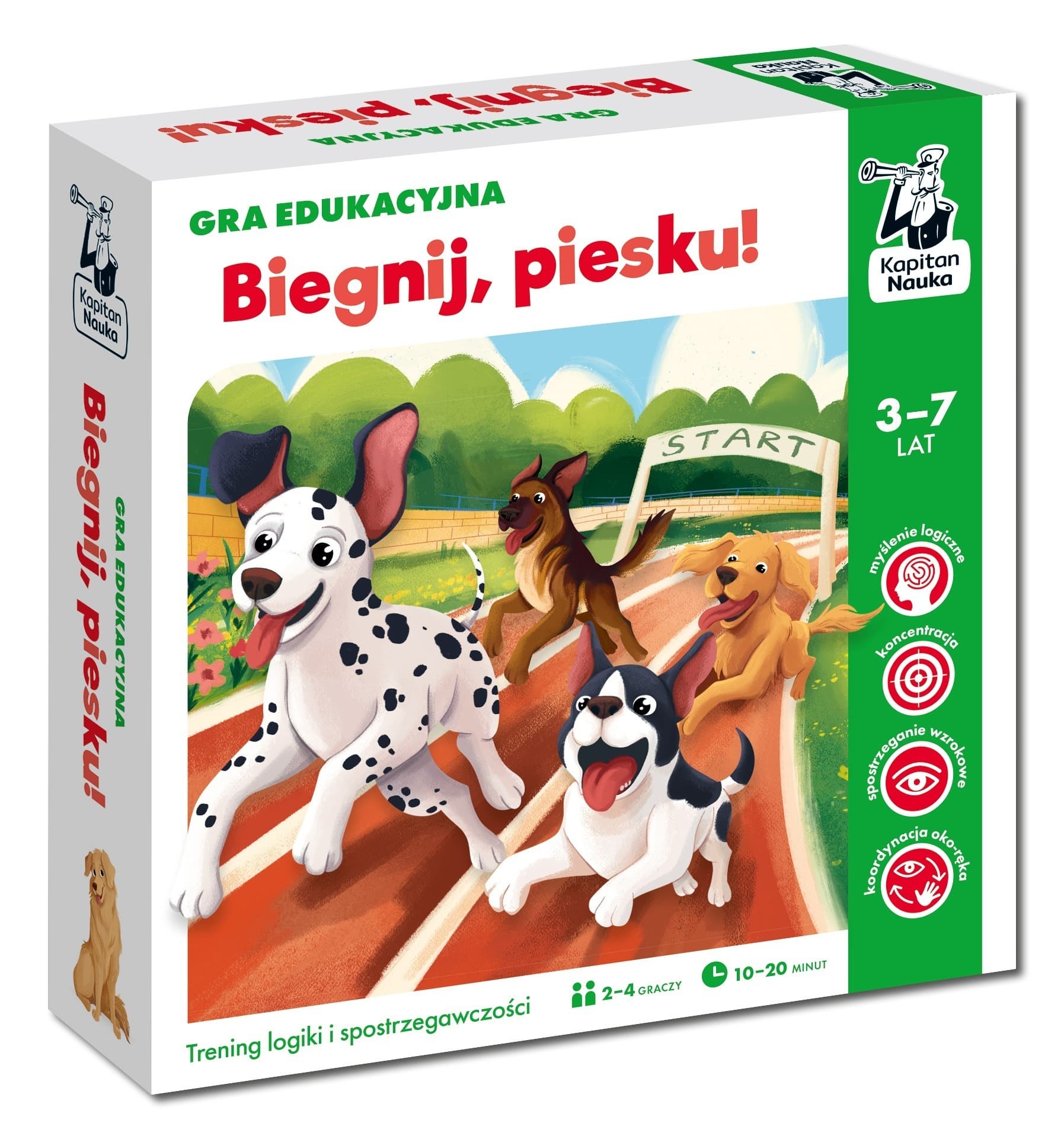 Kapitan Nauka Gra Biegnij, piesku!