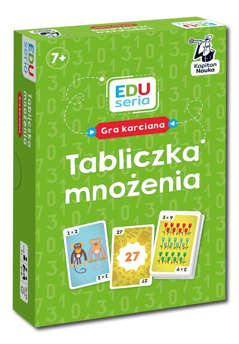 Kapitan Nauka Gra Tabliczka mnożenia EDU seria