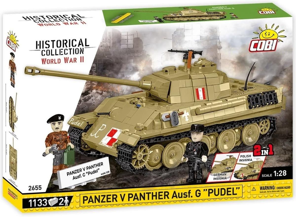 Klocki konstrukcyjne COBI Panzer V PANTHER Ausf. G 1133 elementy