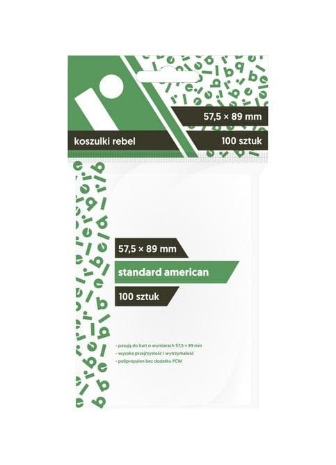 Koszulki na karty Standard American 57,5x89 mm 100 sztuk