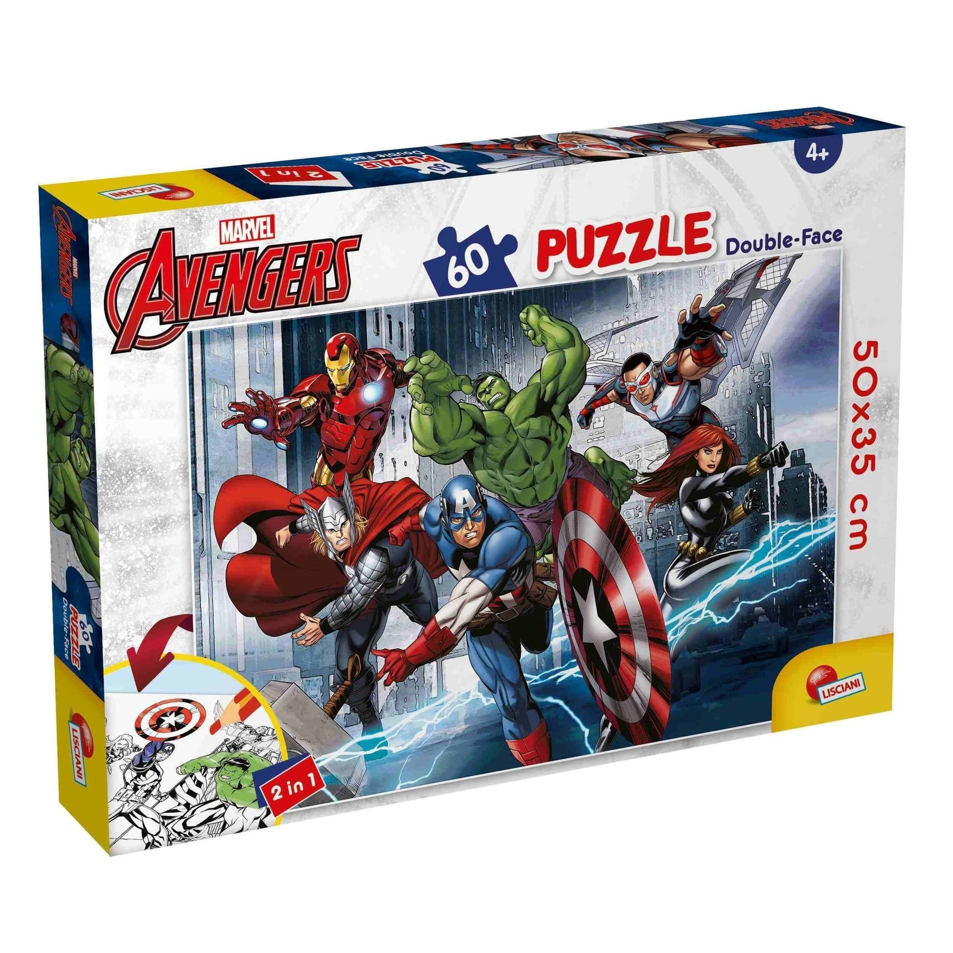 Lisciani Puzzle 60 Marvel Plus Avengers 304-99696