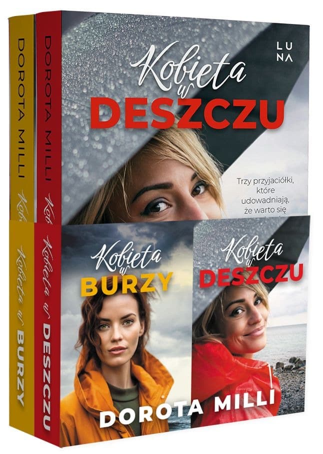 Pakiet książek: Kobieta w deszczu i Kobieta w burzy Doroty Milli