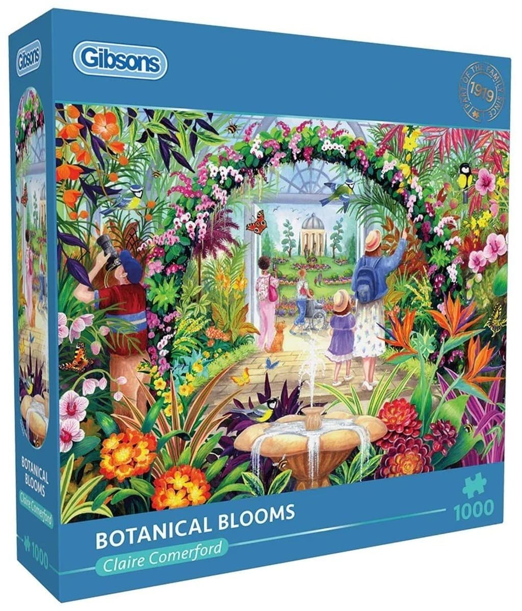 Puzzle 1000 Kwiaty botaniczne Gibsons