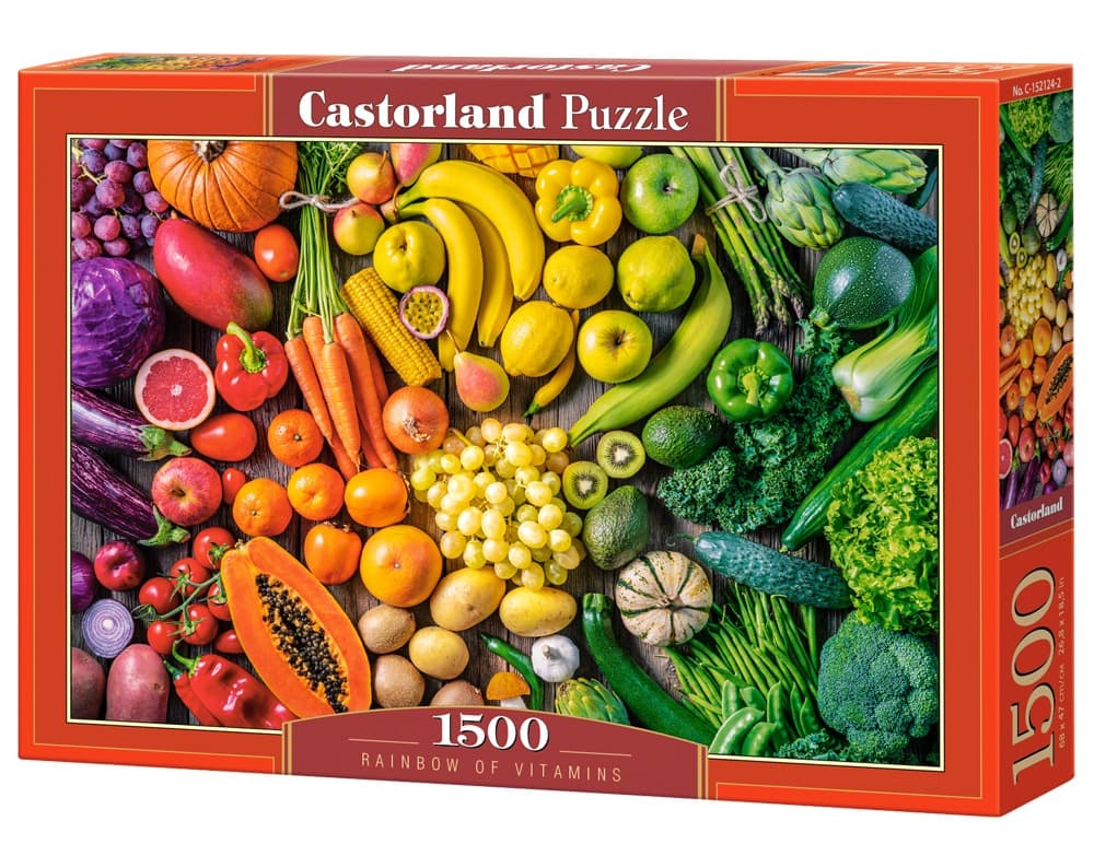 Puzzle 1500 elementów Tęcza Witamin