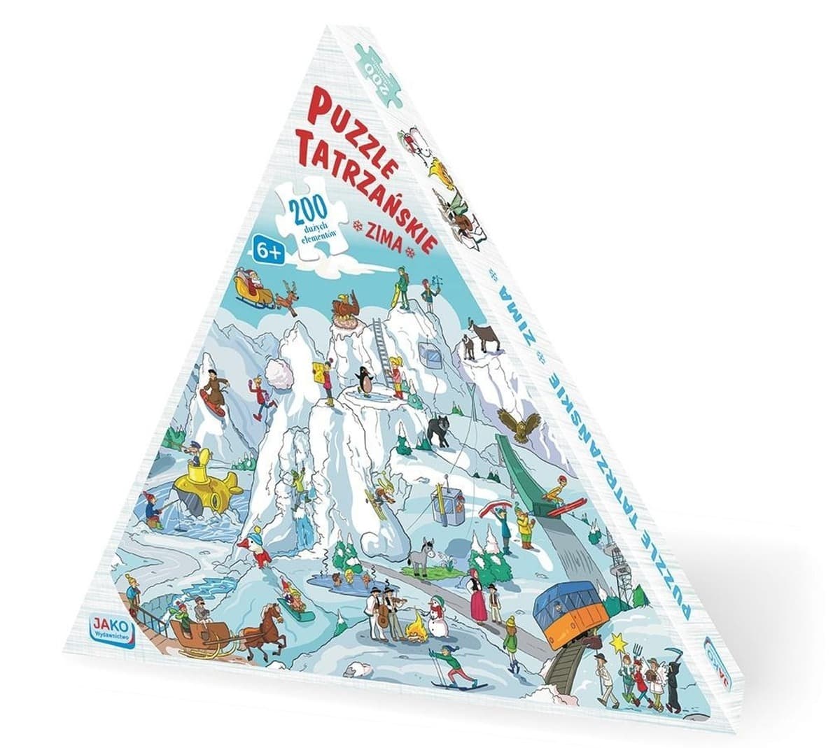 Puzzle 200 elementów Tatrzańskie zima
