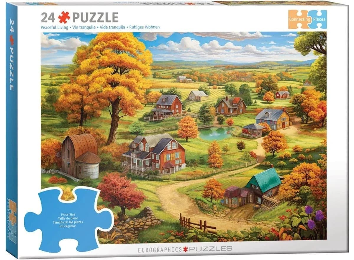 Puzzle 24 Peaceful Living by Chris Bigelow 6724-6018