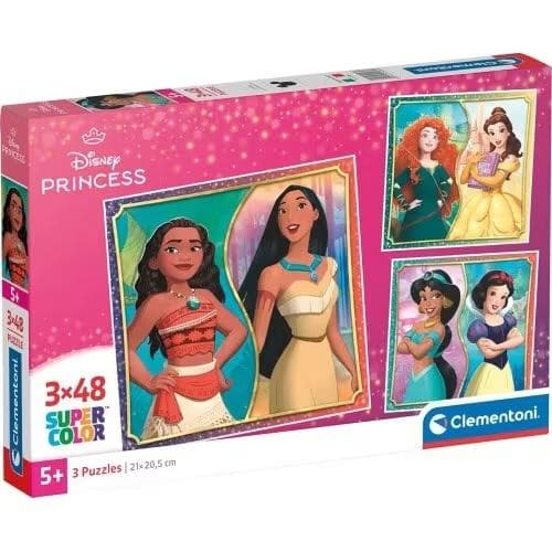 Puzzle 3x48 Super Kolor Princess