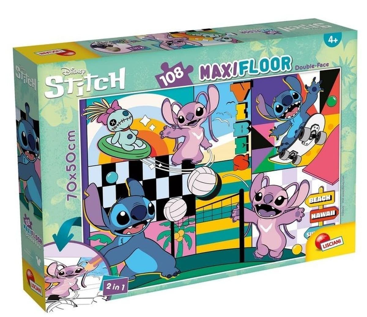 Puzzle dwustronne Maxifloor Stitch 108 elementów