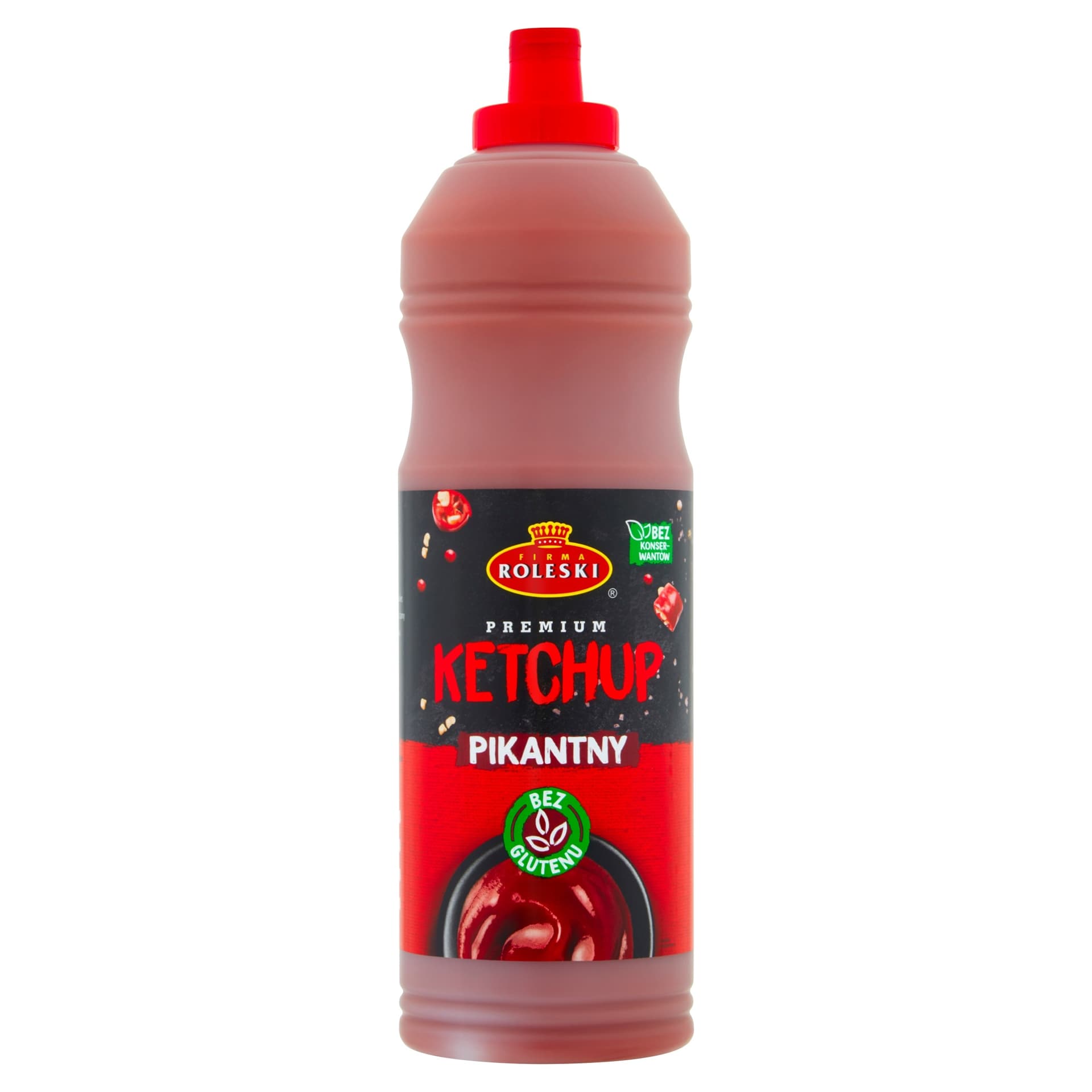 Roleski Ketchup Pikantny 1L - ostry dodatek do potraw