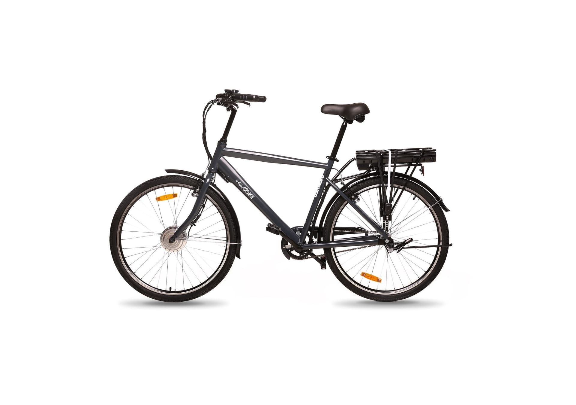 Rower elektryczny KEBIKE SHALLWE M&W męski szary 8,8Ah