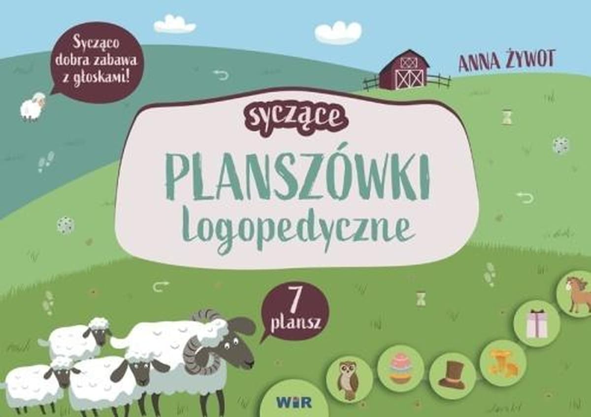 Syczące planszówki logopedyczne wspomagające wymowę