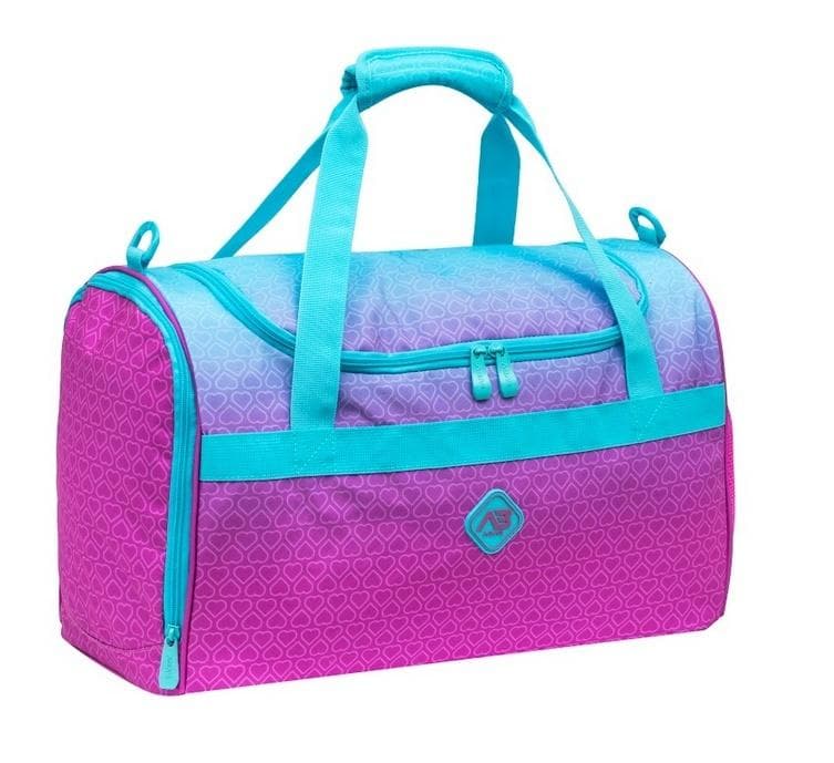 Torba sportowa Hexagon Mint Ombre ASTRA 45x28x22 cm