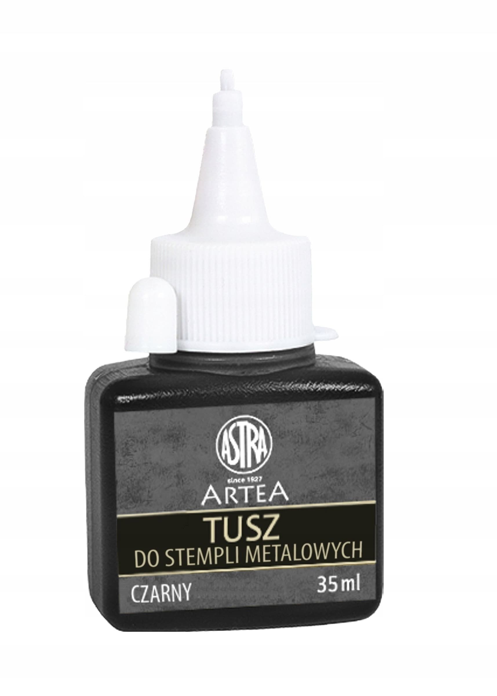 Tusz do stempli Astra czarny do metalu 35 ml