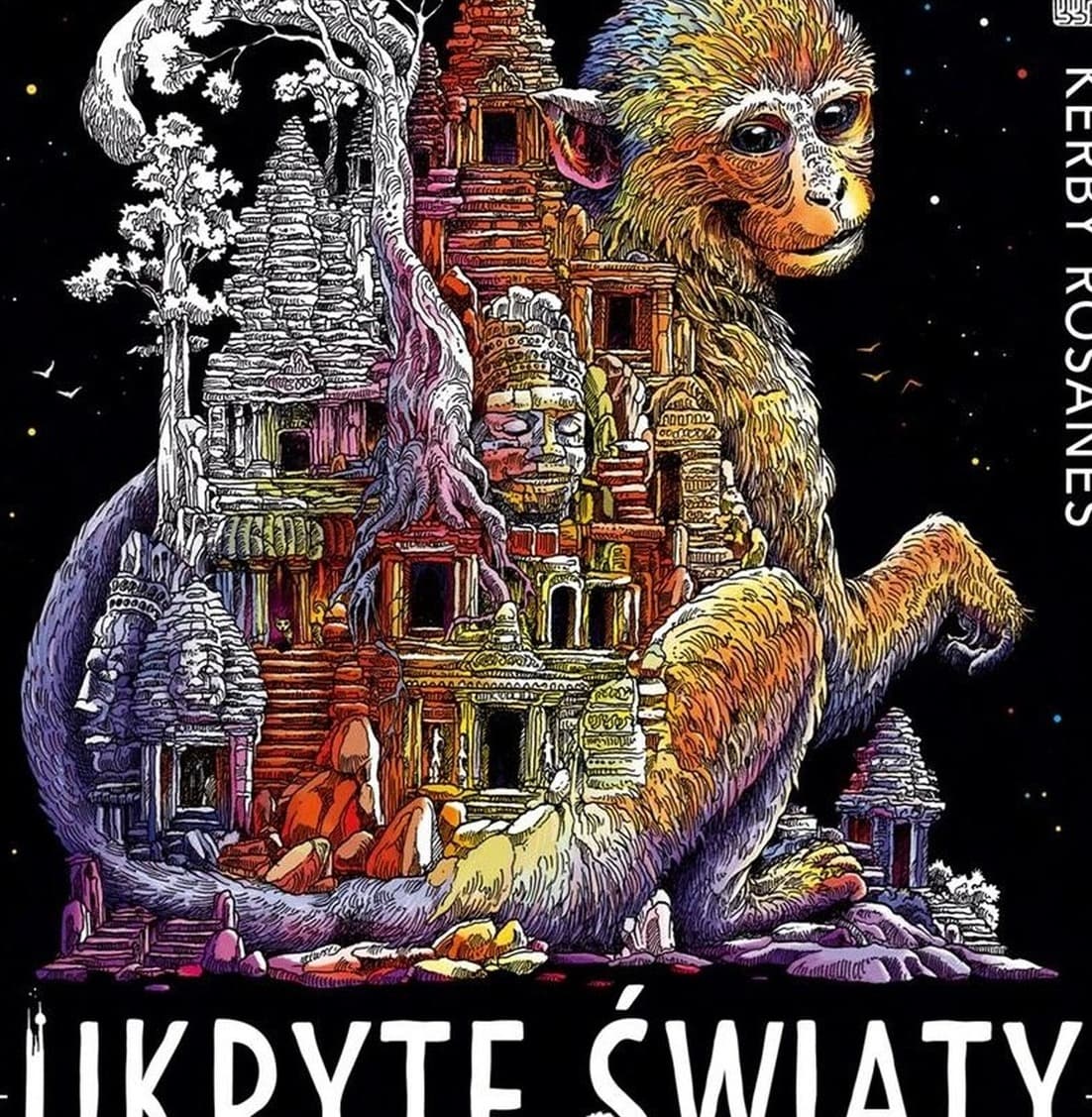 Ukryte światy. Pokoloruj niezwykłe krainy. Kolorowanka dla dorosłych wyd. 2024