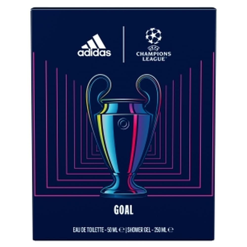 Zestaw prezentowy Adidas woda toaletowa 25 ml + żel pod prysznic 50 ml UEFA Champions League 11
