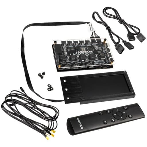 Lamptron SM436 PCI RGB Kontroler Wentylatorów i LED - Czarny
