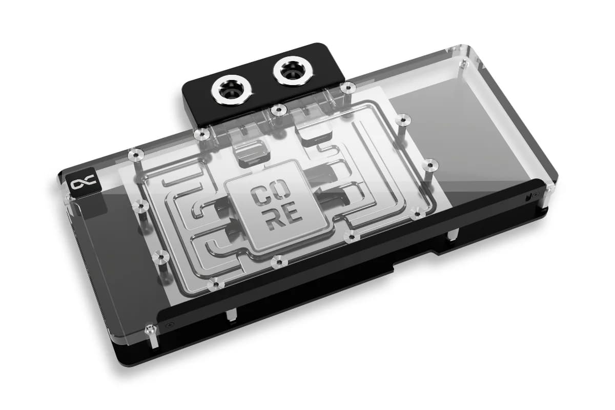 Alphacool Core RTX 5080/5070 Ti Solid Core GPU Wasserkühler, ARGB, z Backplate - Akryl
