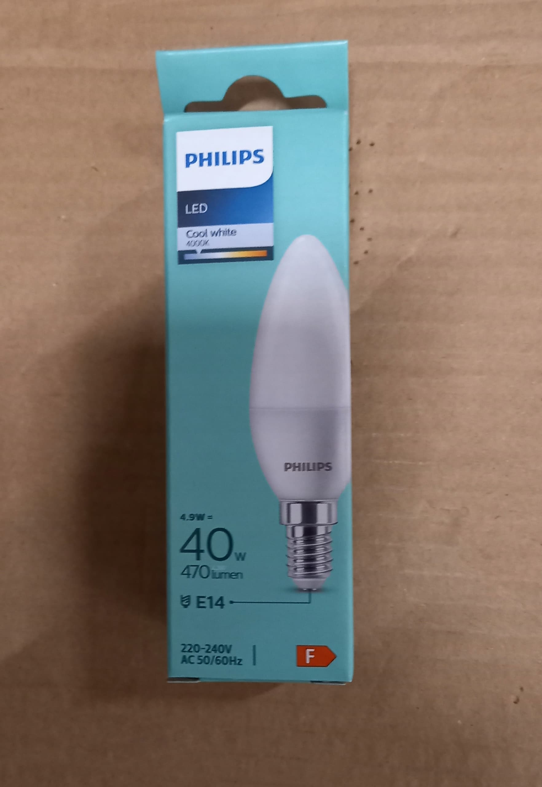 Żarówka LED E14 40W Zimna Biel