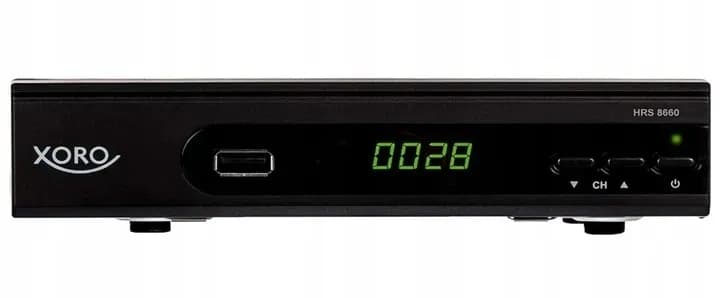 Odbiornik cyfrowy Xoro HRS 8660 HD DVB-S2 PVR-R USB LED Timeshift