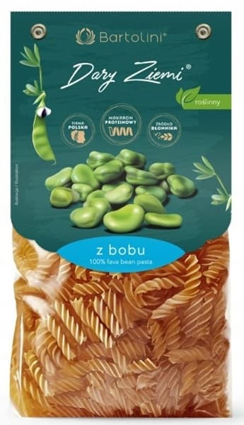 Talerz makaron z bobu 250 g bezglutenowy