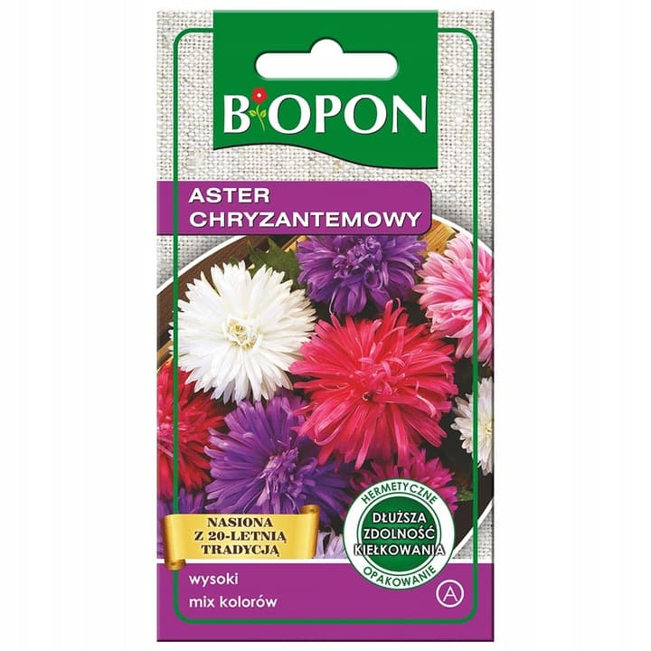 BIOPON Mieszanka Nasion Aster-Chryzantem Wysokich 1g