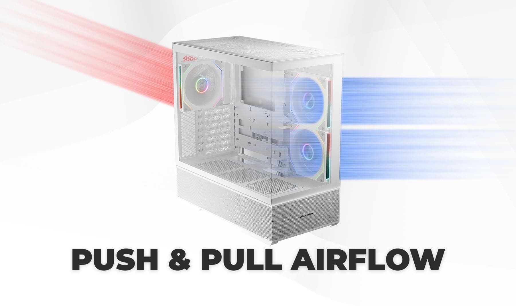 LC-Power Geh Midi ATX Gaming 812W Quartz Vision