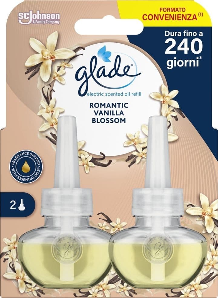BRISE GLADE Elektryczny Odświeżacz Powietrza Wkład Roman Vanilla Blossom 2x20ml