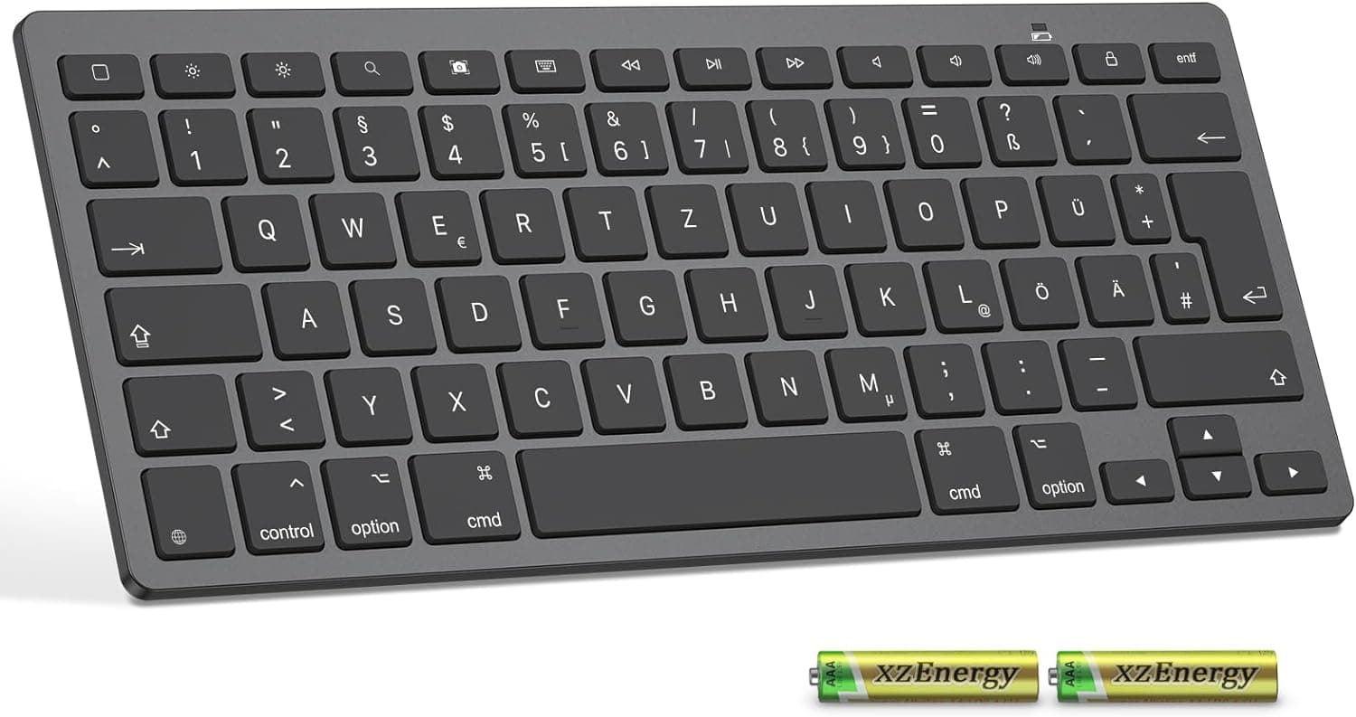 Klawiatura Inateck QWERTZ czarna do iPad 10,2"/Pro 10,5"