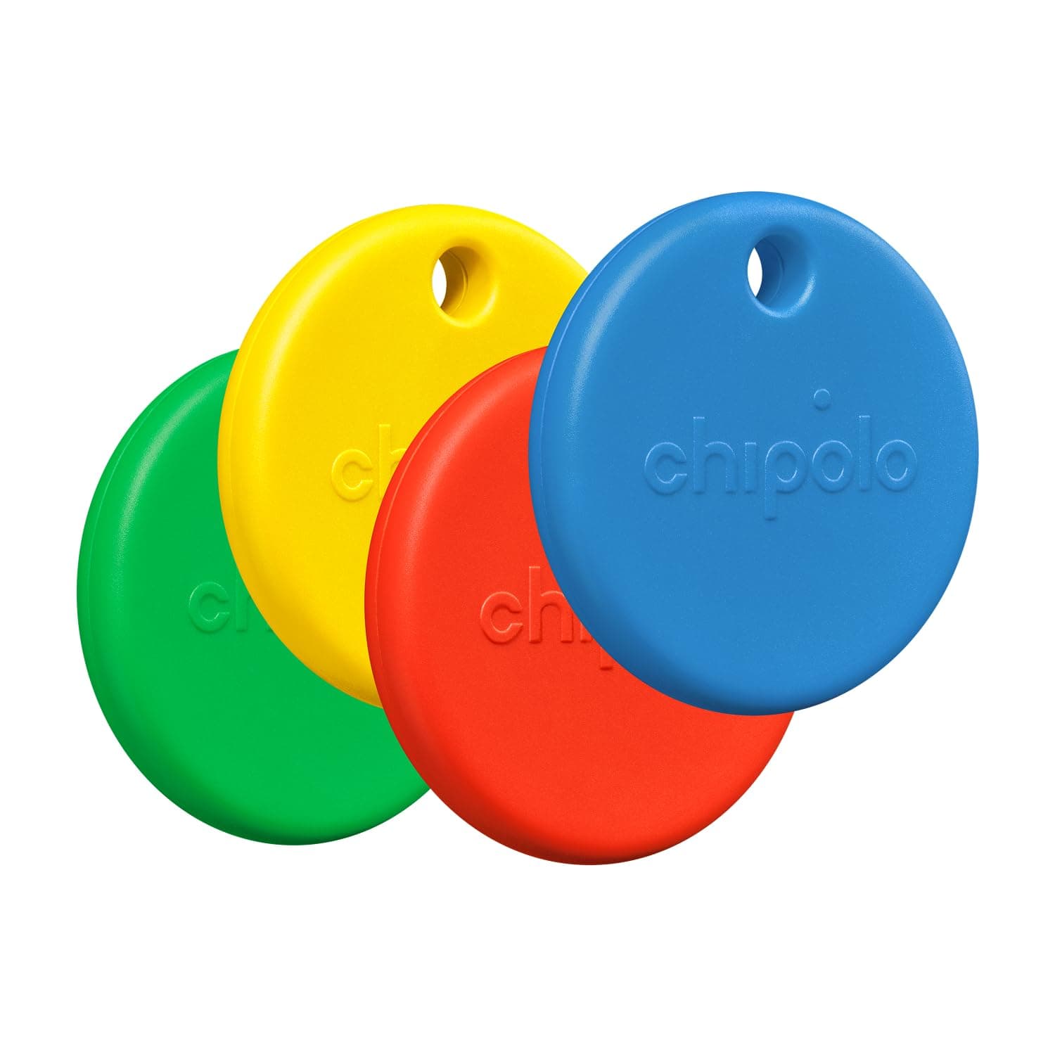 Zestaw lokalizatorów Bluetooth Chipolo 4 szt. (czerwony, niebieski, żółty, zielony)