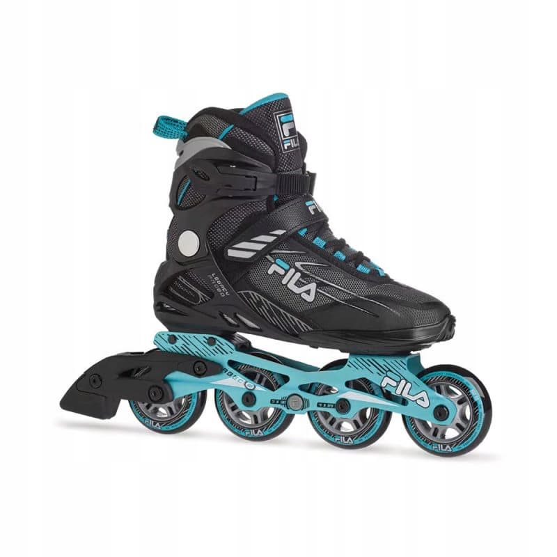 Rolki Fila Skates Mizar 80 Lady czarno-jasnoniebieskie rozmiar 39