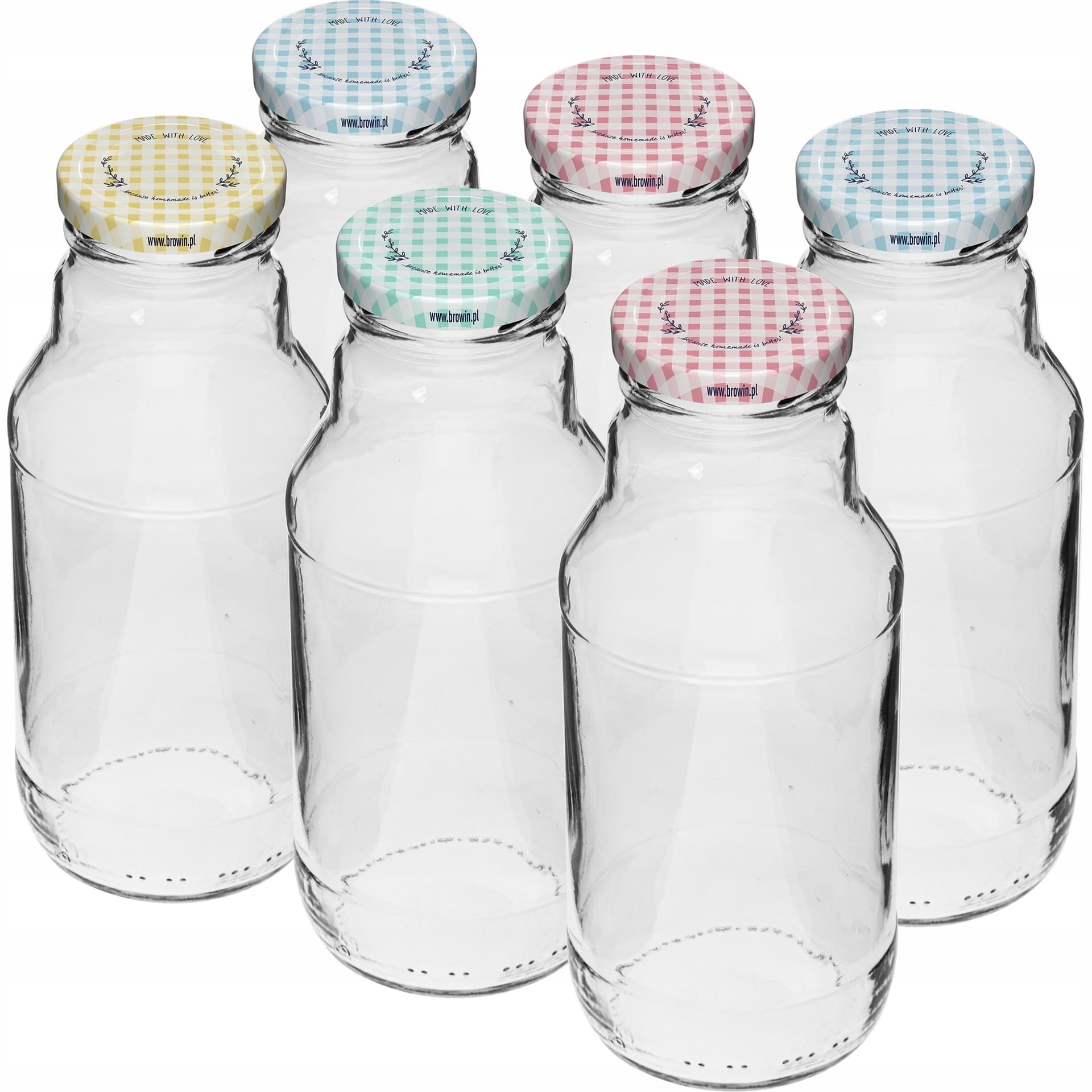 Butelka szklana 330ml fi43 - 6 sztuk