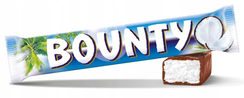 Baton Bounty 57g z kokosem i mleczną czekoladą