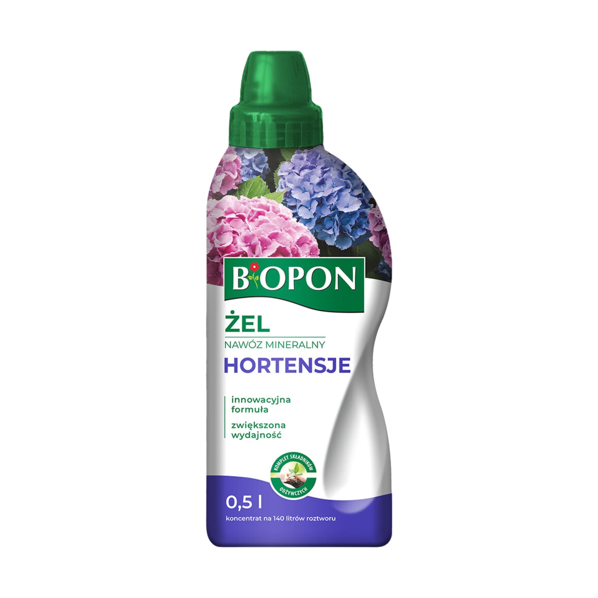 Biopon nawóz mineralny w żelu do hortensji 500 ml