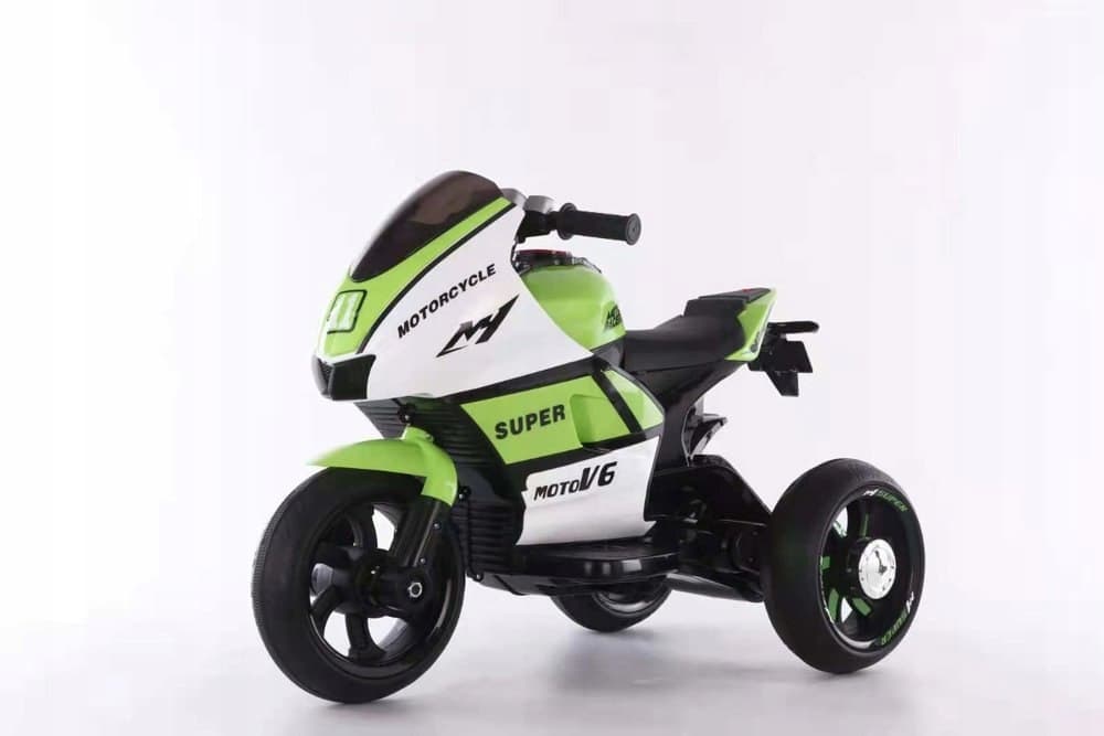 Motorek Trójkołowy Dla Dzieci HT-5188 Światła LED MP3 Zielony