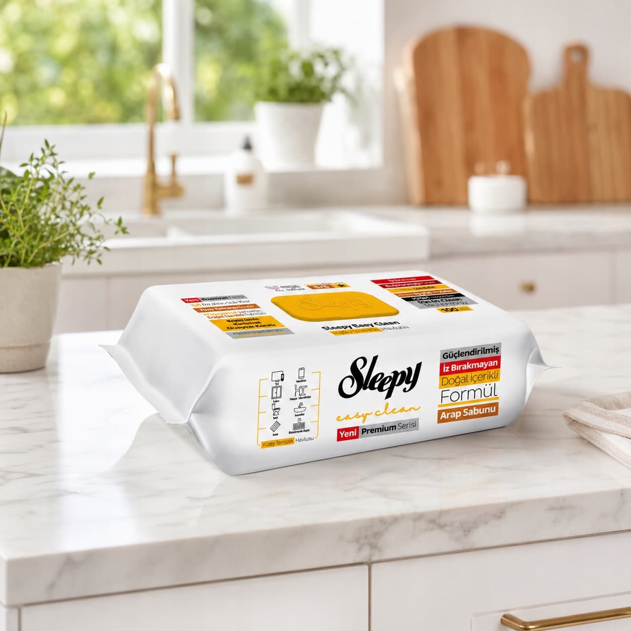 Chusteczki czyszczące Sleepy Easy Clean Pomelo 100 szt.