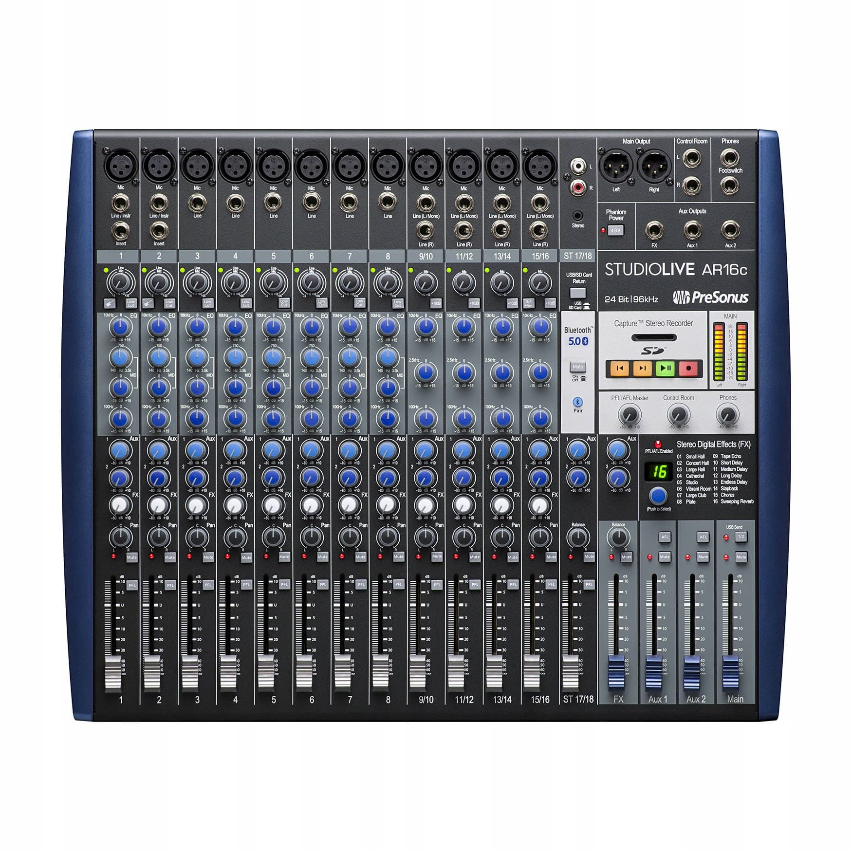 Mikser audio USB PreSonus StudioLive AR16c 16-kanałowy
