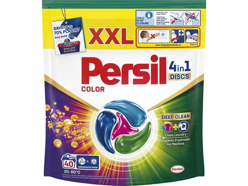 Persil Discs 4w1 Color - kapsułki do prania kolorowych tkanin, 34 szt.
