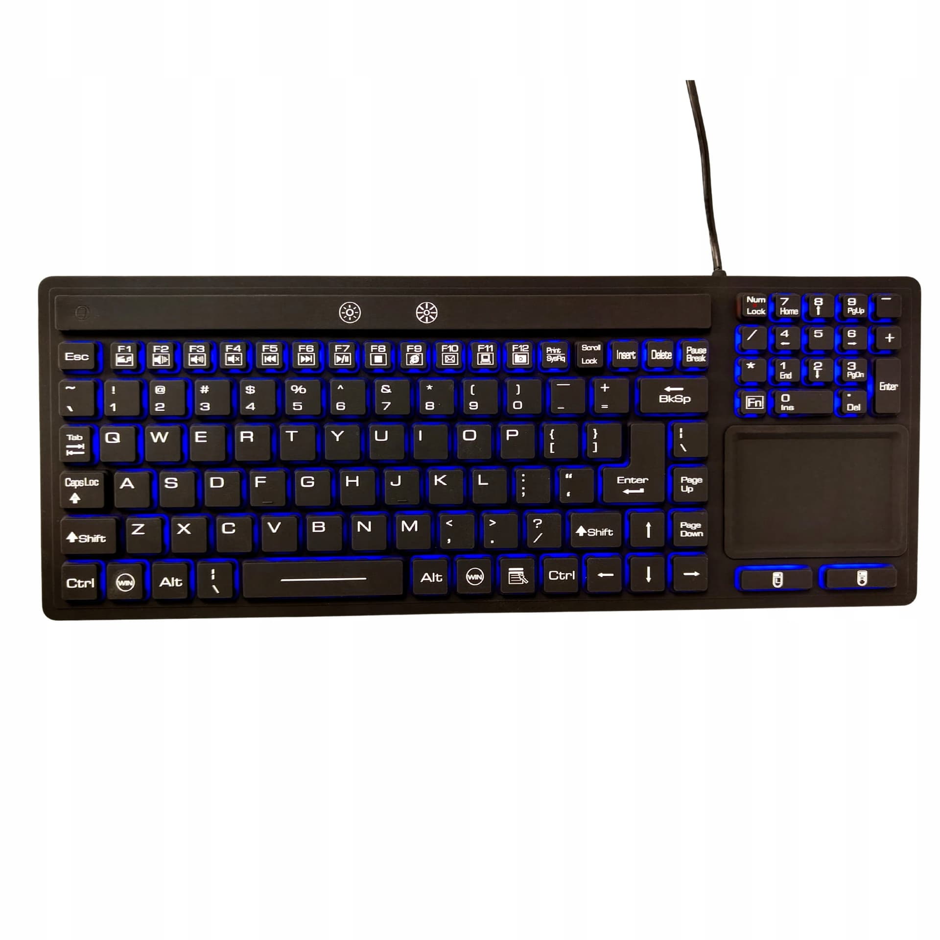 Klawiatura numeryczna i touchpad Inateck 2-w-1 czarna