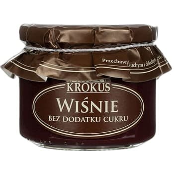Krokus Wiśnie i jabłka bez dodatku cukrów 310 g